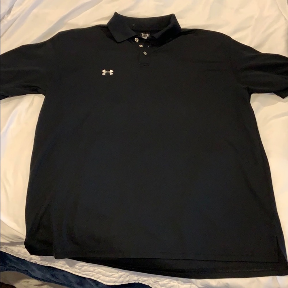 Under Armour short sleeve Black Polo